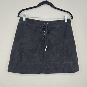 Black Abercrombie & Fitch Suede Skirt